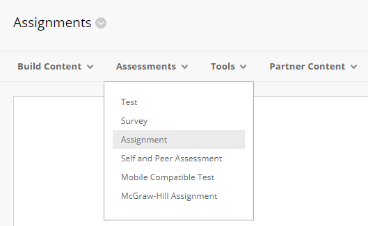 assessment assignment